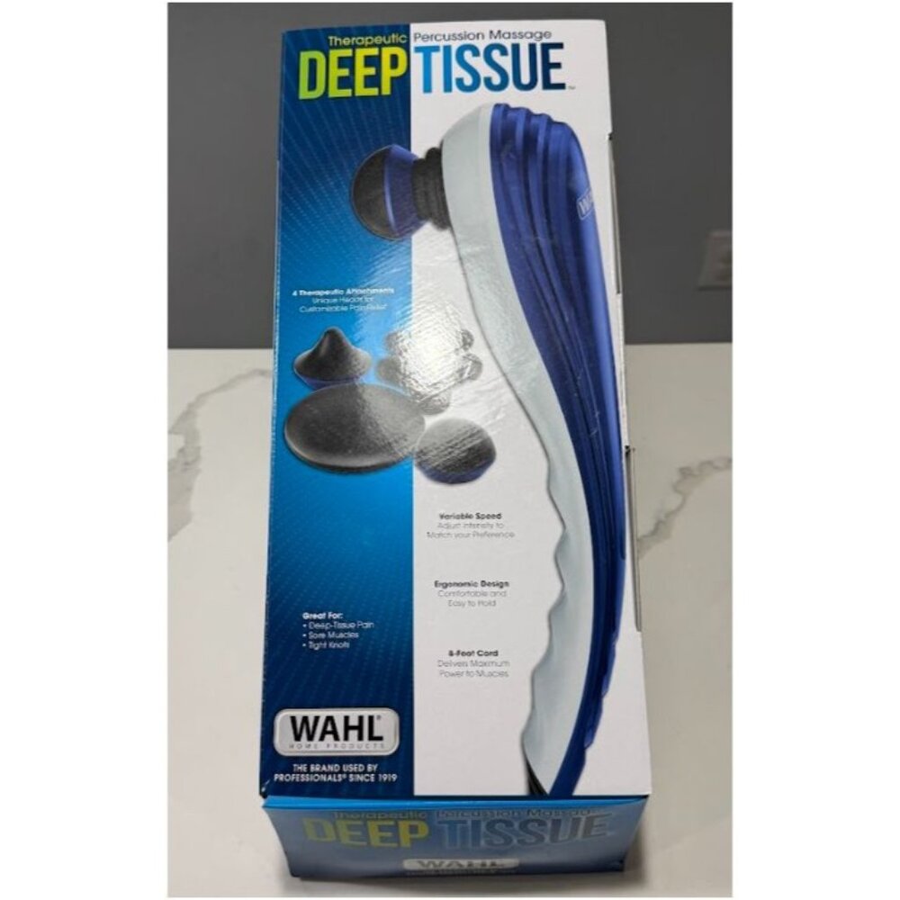 Wahl Deep Tissue Percussion Massager With 4 Attachment Heads